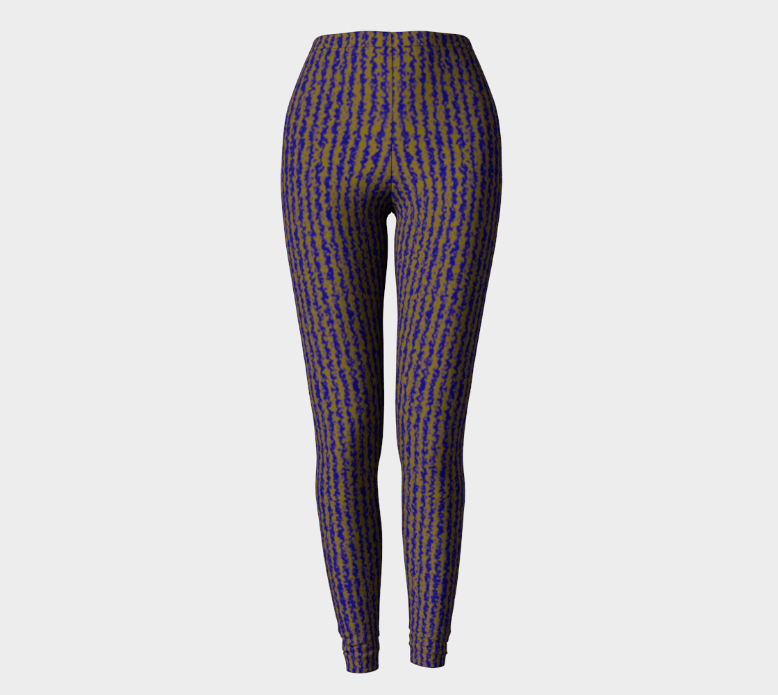 Color Noise Blue Yellow Leggings CAN