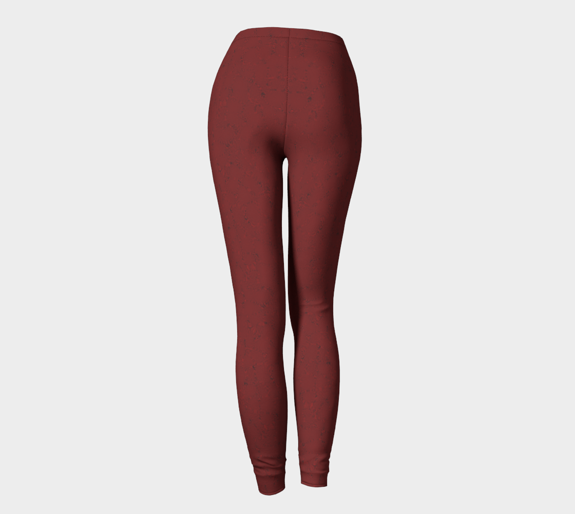 Dark Red Tiger Leggings CAN