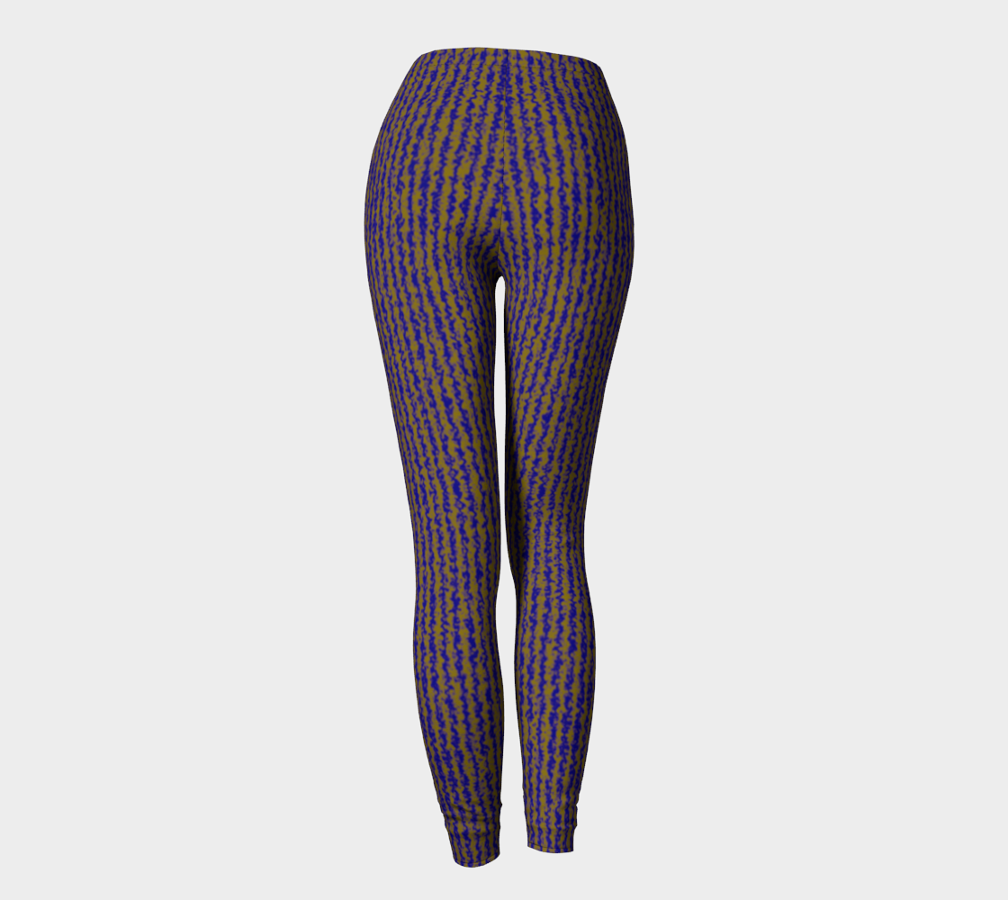 Color Noise Blue Yellow Leggings CAN
