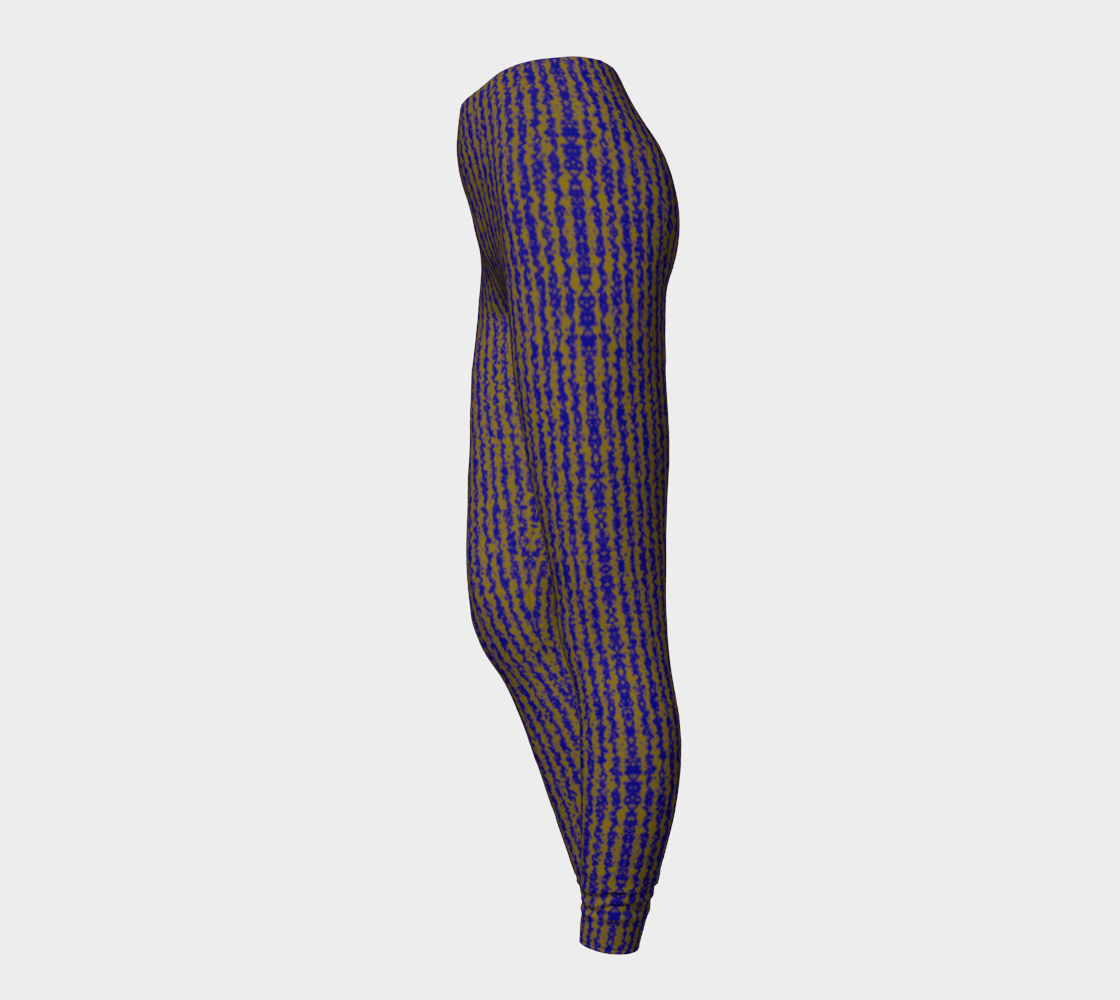 Color Noise Blue Yellow Leggings CAN