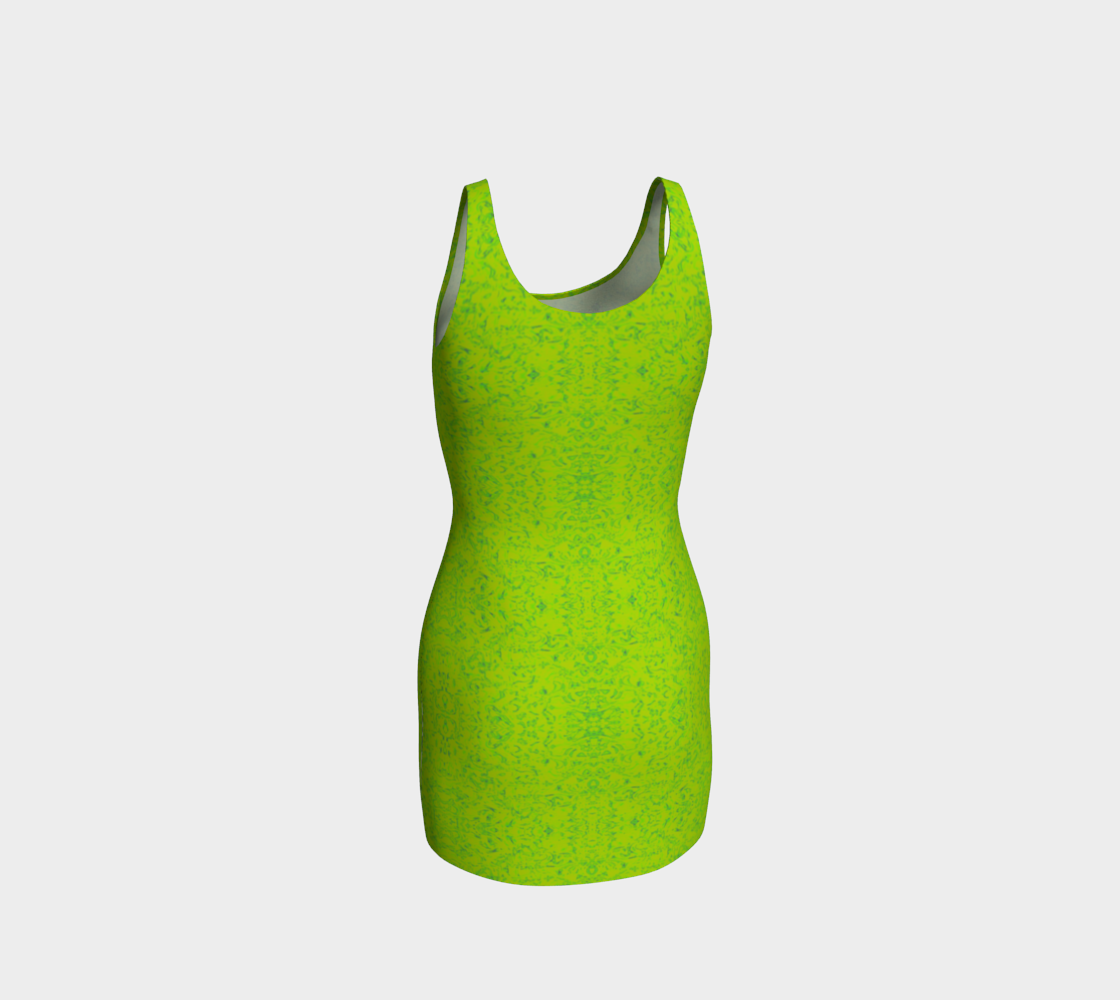Rorschach Green Body-Con Dress CAN