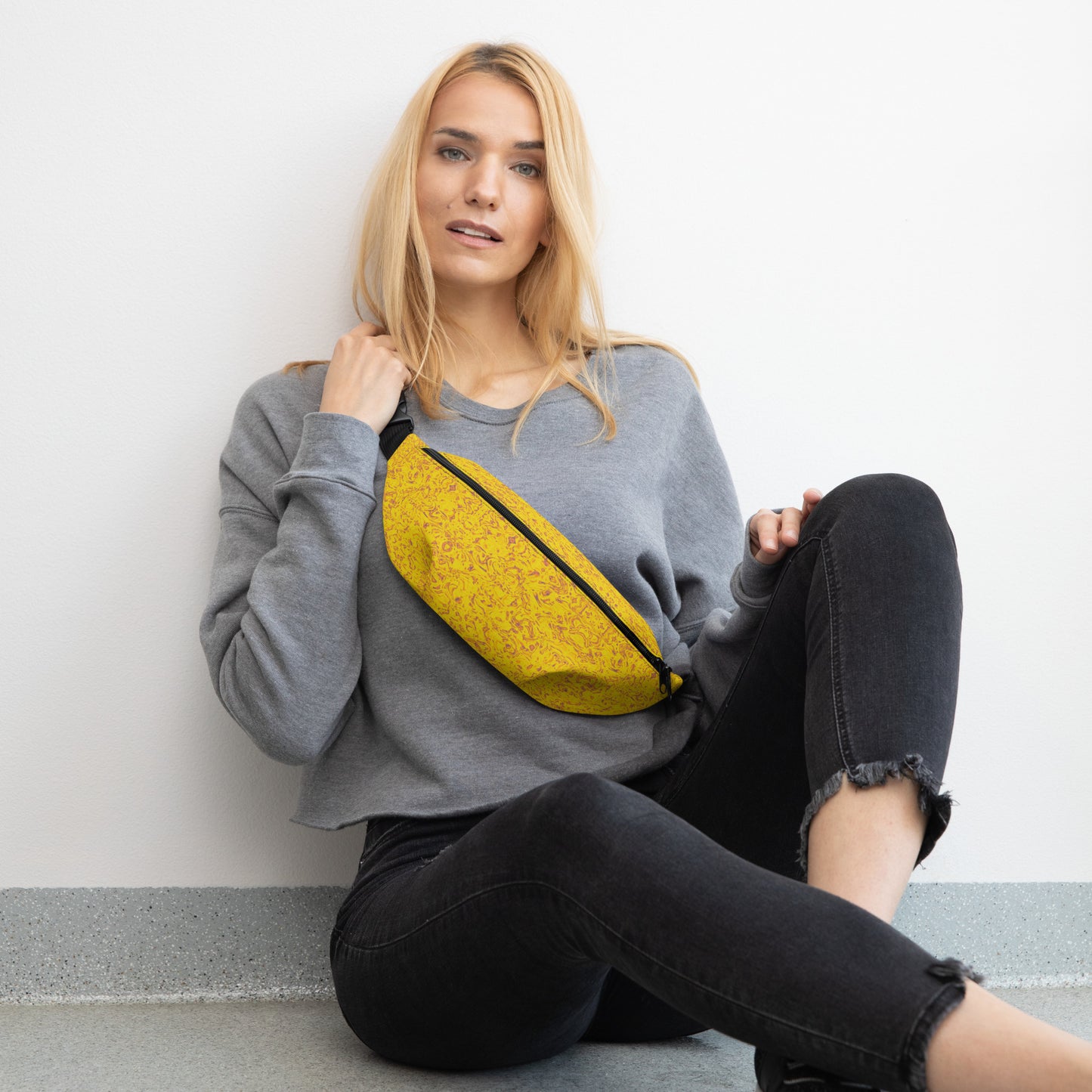 Rorschach Orange Fanny Pack