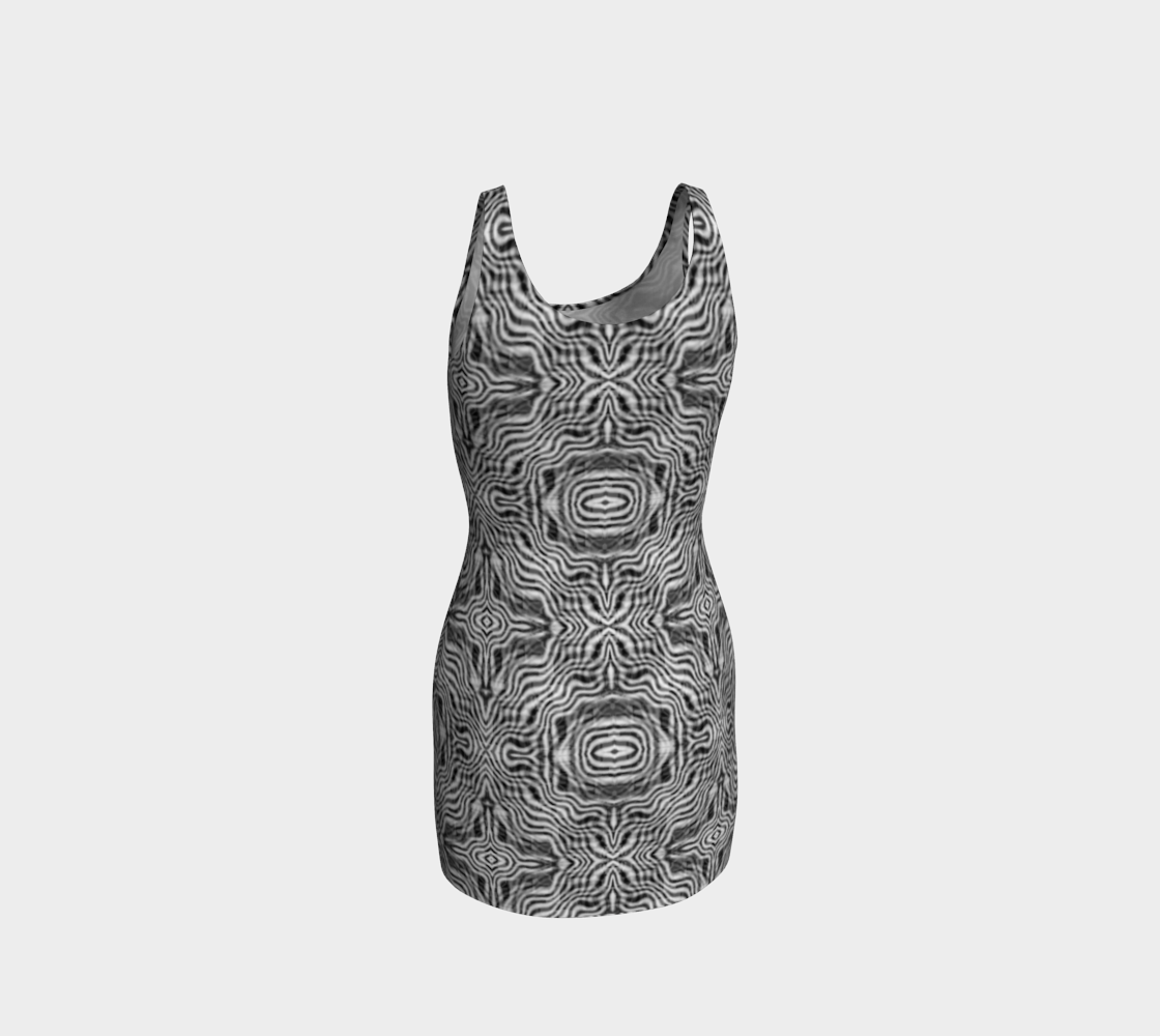Illusive Zebra Body-Con Dress CAN
