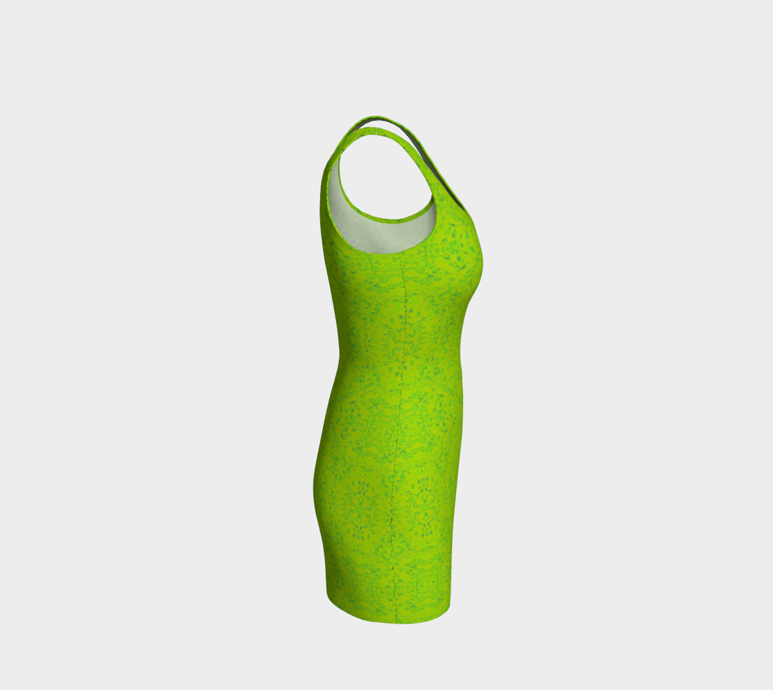 Rorschach Green Body-Con Dress CAN