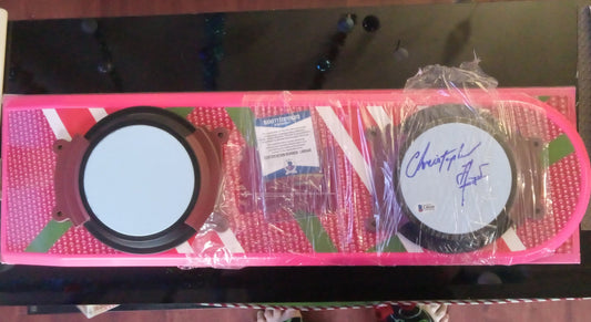 Unleash Nostalgia: Own a Piece of "Back to the Future" with Christopher Lloyd Signed Hoverboard!