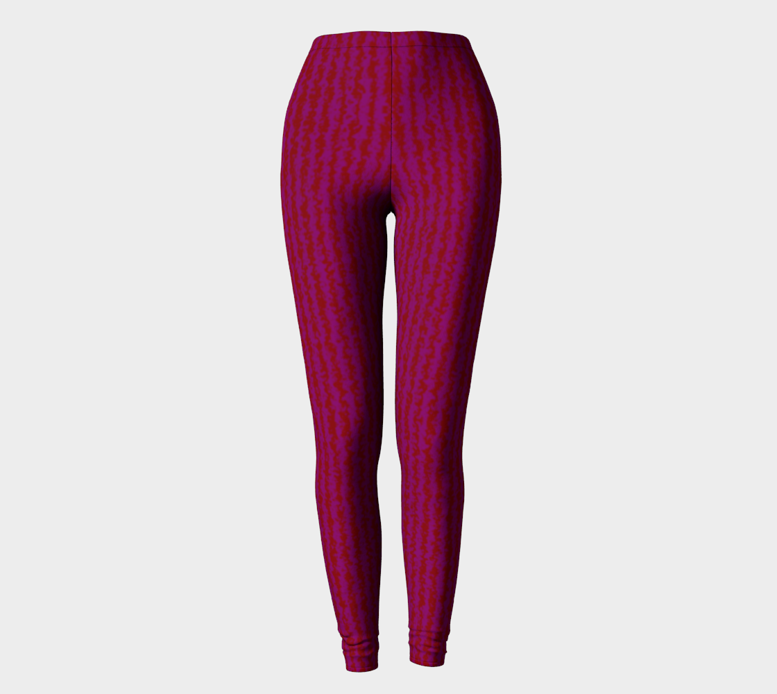 Color Noise Red Purple Leggings CAN