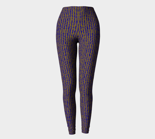 Color Noise Blue Yellow Leggings CAN