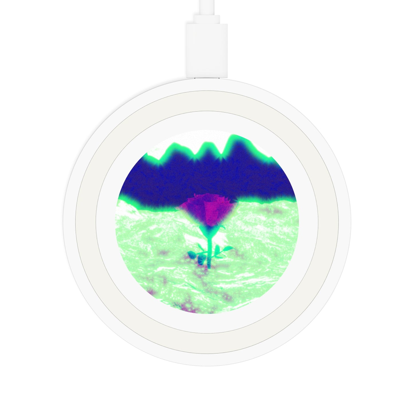 Winter Rose Quake Wireless Charging Pad