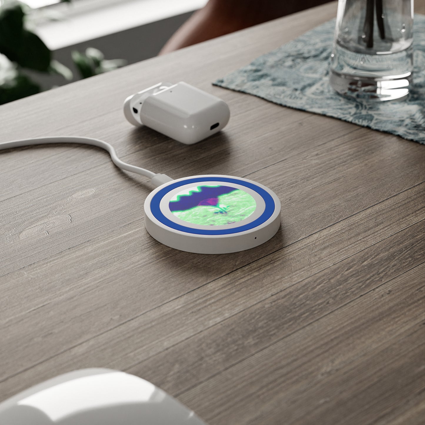 Winter Rose Quake Wireless Charging Pad