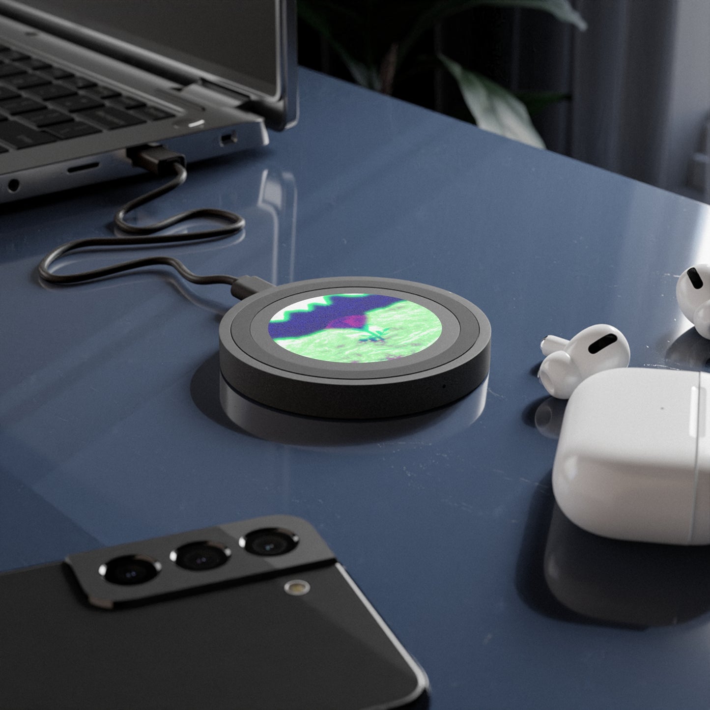 Winter Rose Quake Wireless Charging Pad