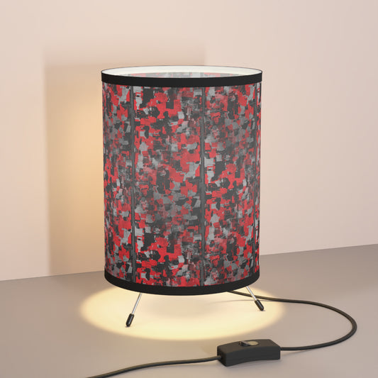 Empire Tripod Lamp with High-Res Printed Shade, US\CA plug