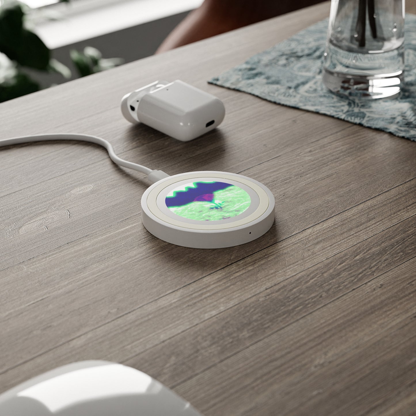 Winter Rose Quake Wireless Charging Pad