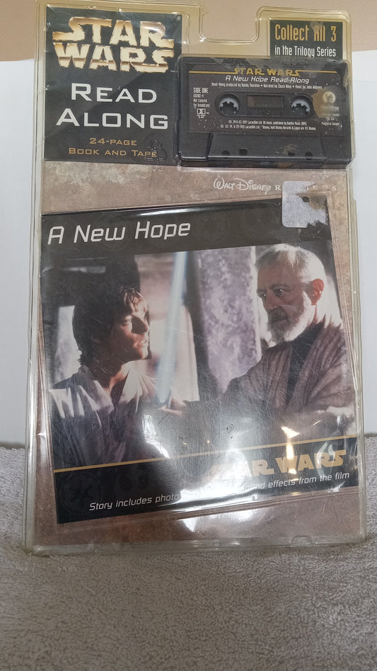 Star Wars Read Along Cassette "A New Hope"