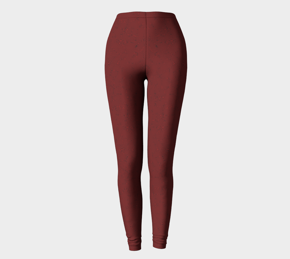 Dark Red Tiger Leggings CAN