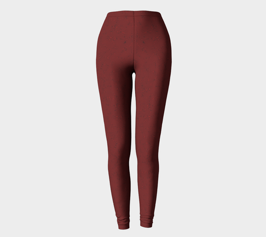 Dark Red Tiger Leggings CAN