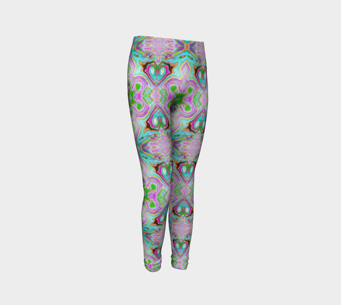 Abstract Youth Leggings CAN