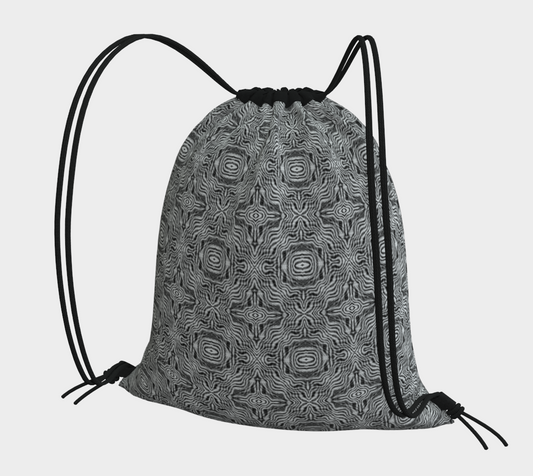 Illusive Zebra Drawstring Bag CAN