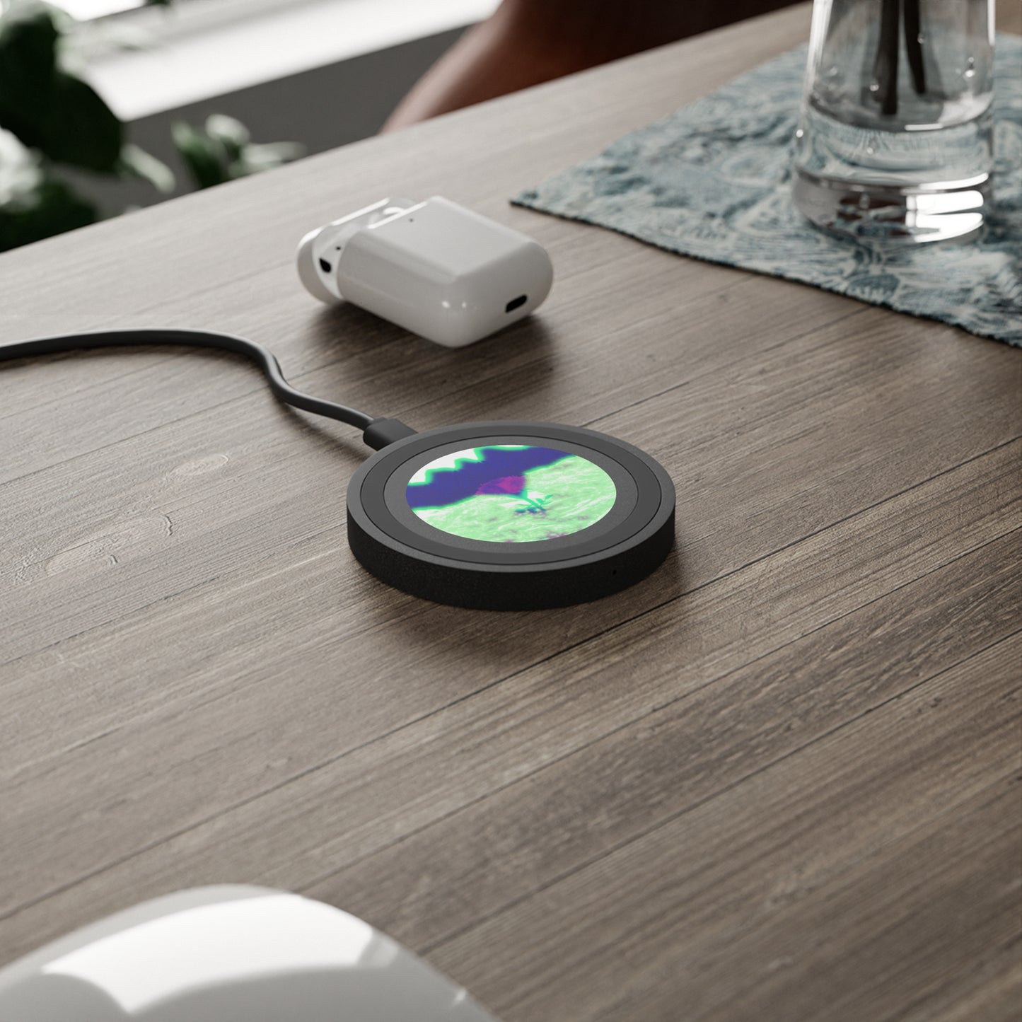 Winter Rose Quake Wireless Charging Pad