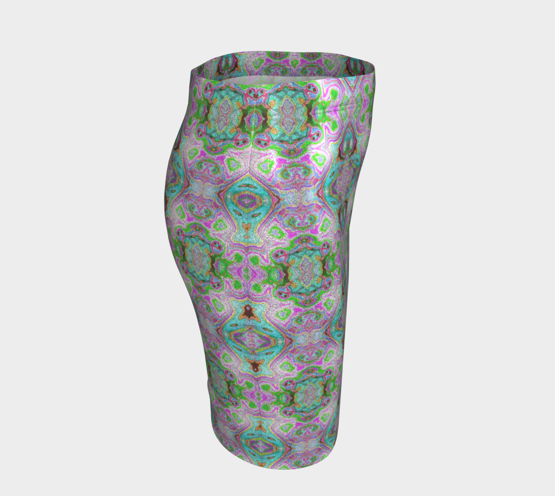 Abstract Fitted Skirt CAN