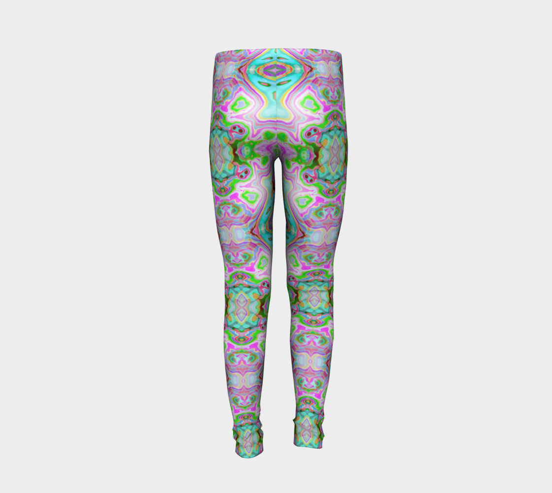 Abstract Youth Leggings CAN