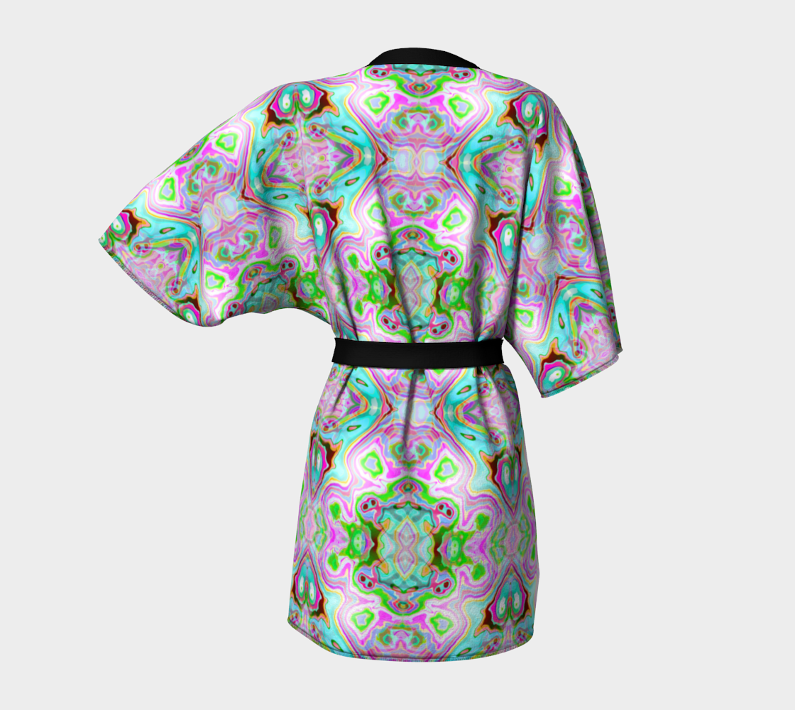 Abstract Kimono Robe CAN