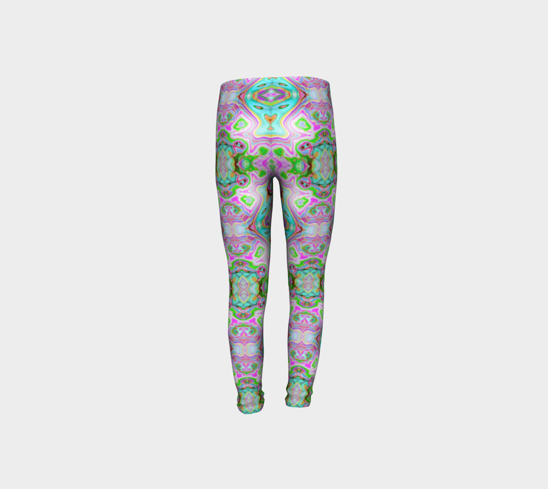 Abstract Youth Leggings CAN