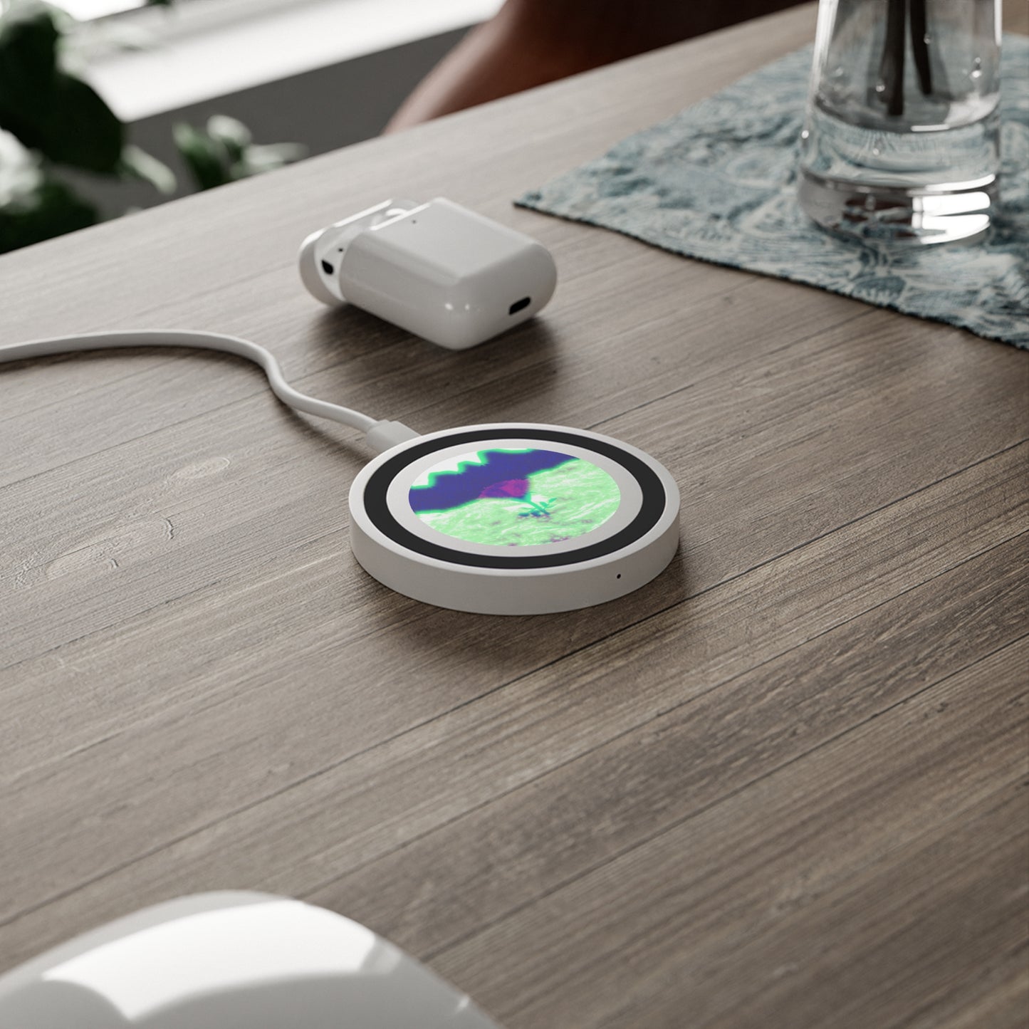 Winter Rose Quake Wireless Charging Pad