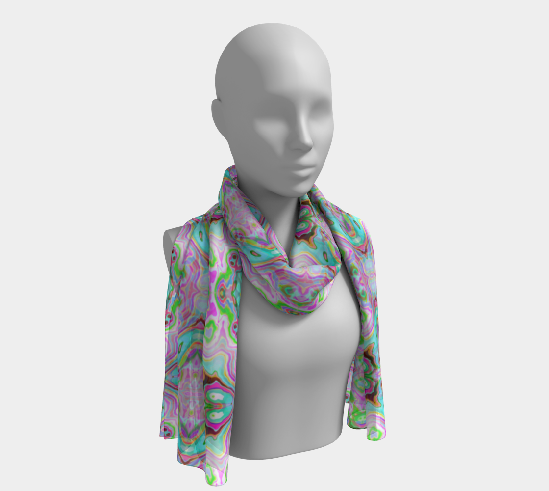 Abstract Long Scarf CAN