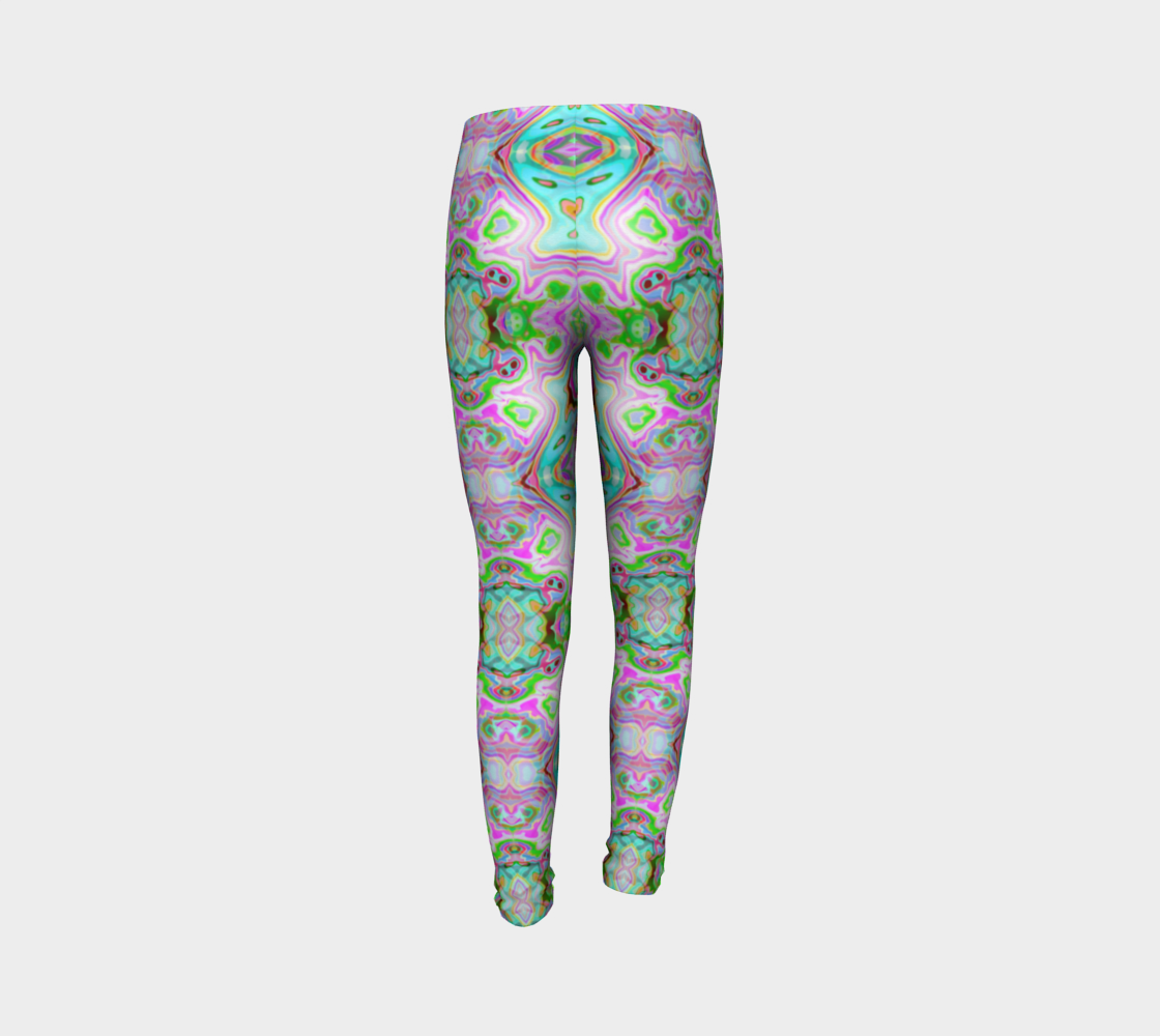 Abstract Youth Leggings CAN