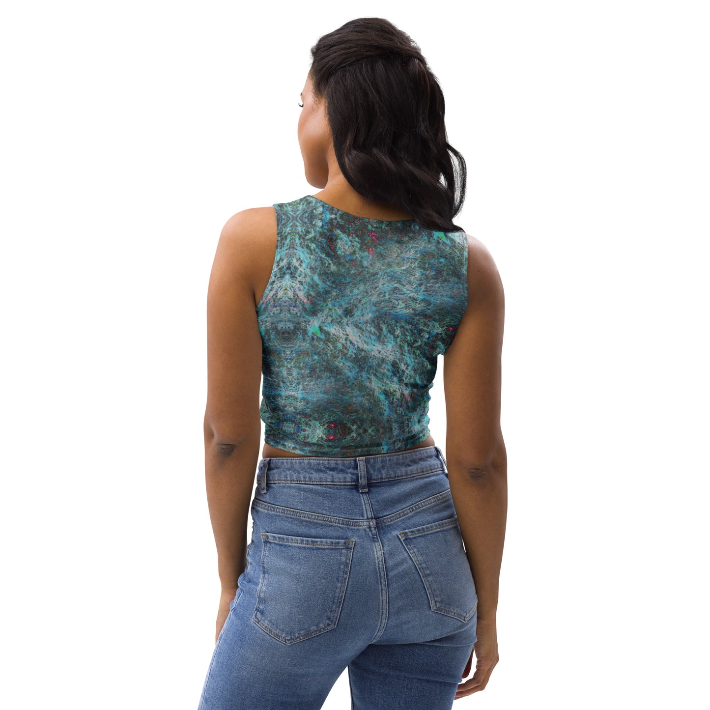 Blue Storm Crop Top