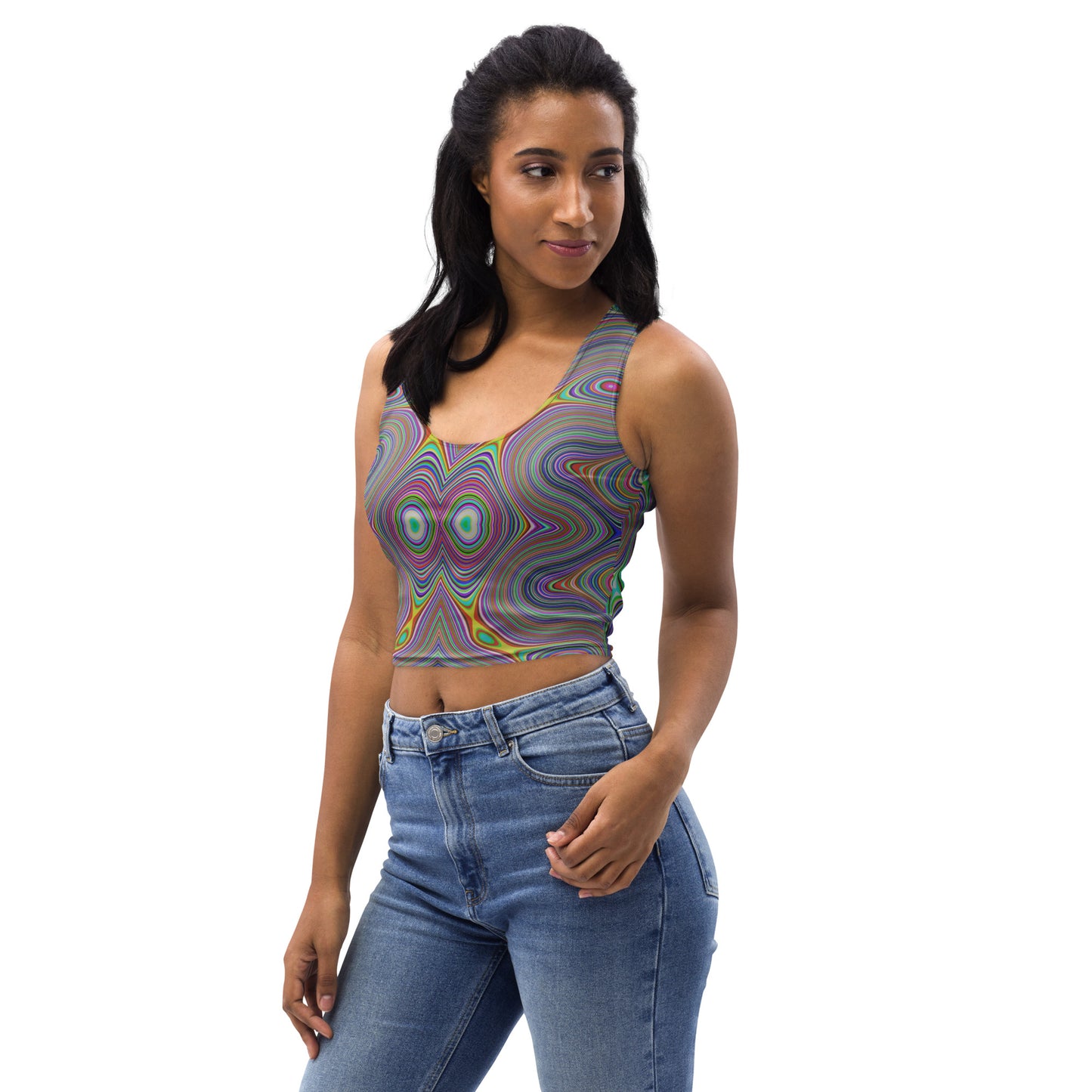 Chem Spill Large Crop Top