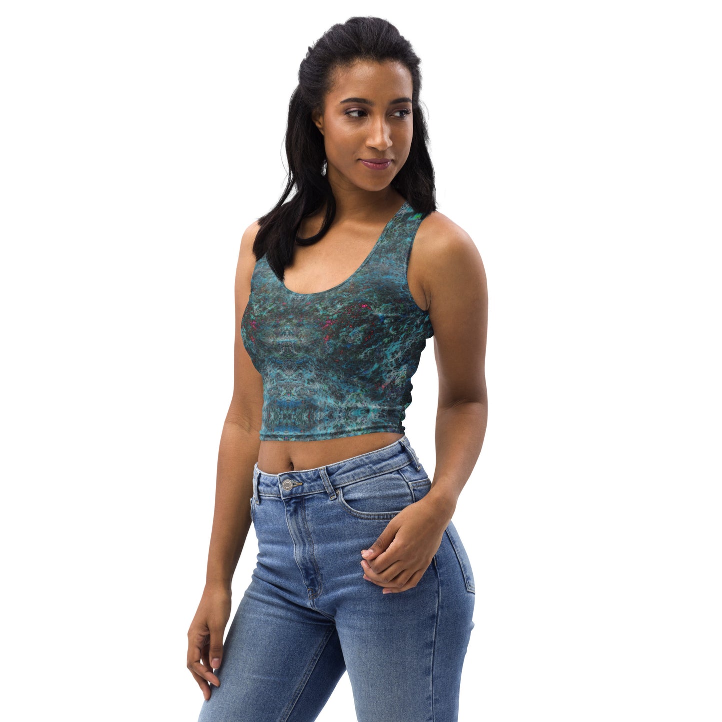 Blue Storm Crop Top