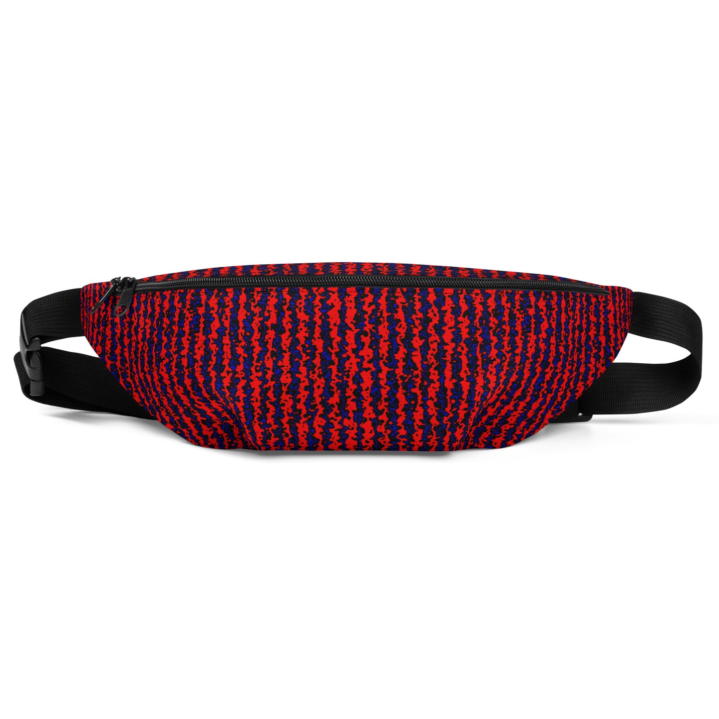 Color Noise Red & Blue & Black Fanny Pack