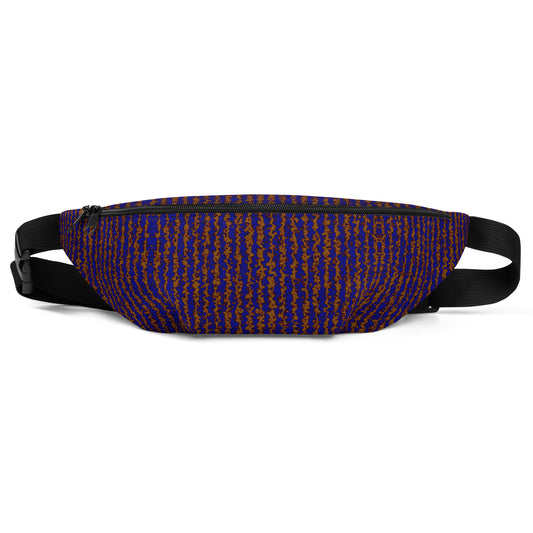 Color Noise Dark Yellow & Blue Fanny Pack