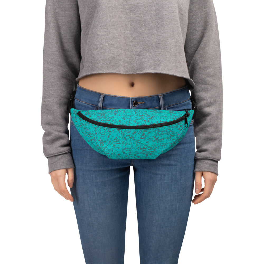 Rorschach Blue Fanny Pack