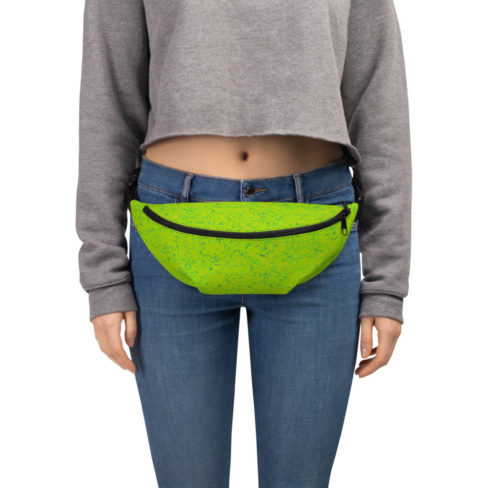 Rorschach Green Fanny Pack