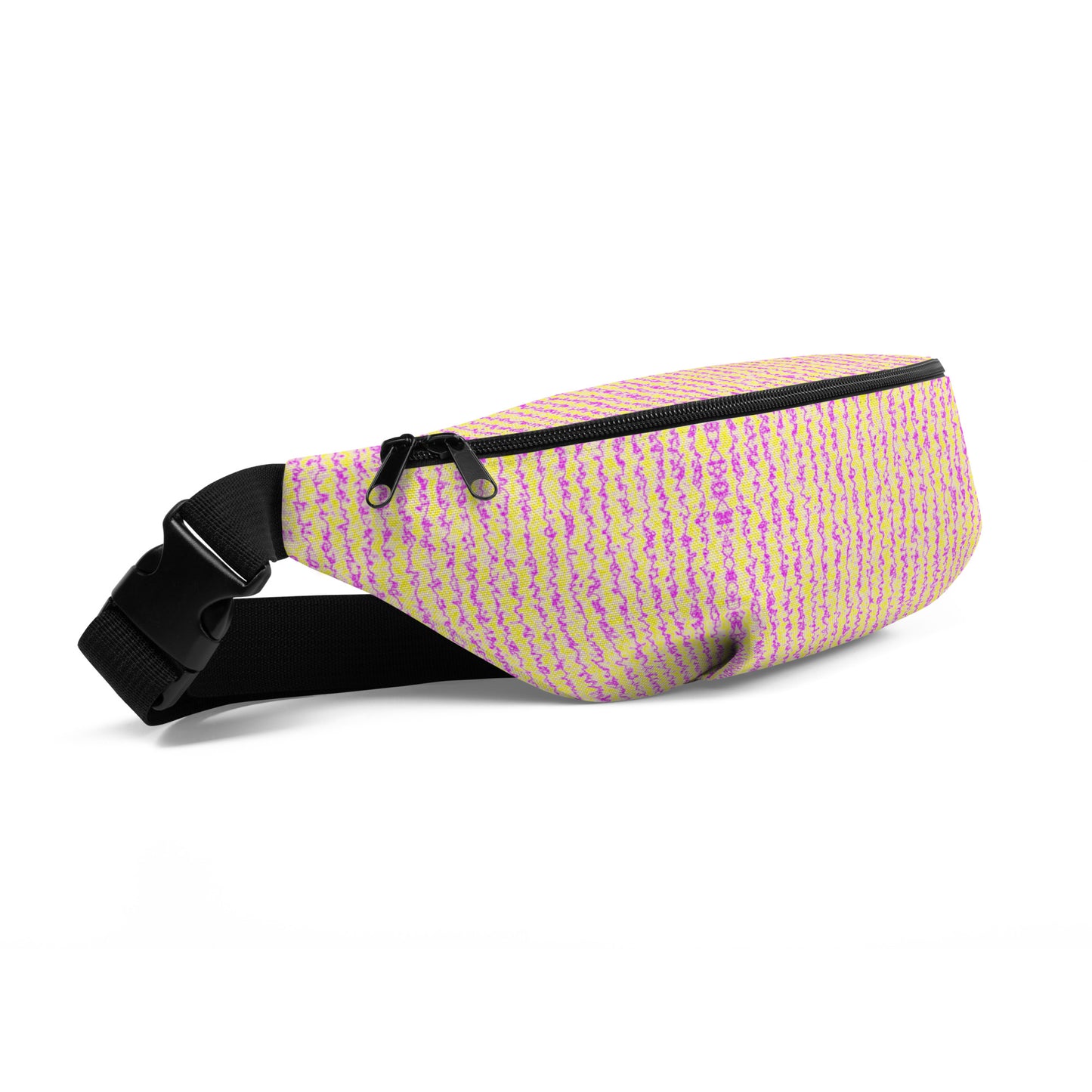 Color Noise Yellow & Purple Fanny Pack