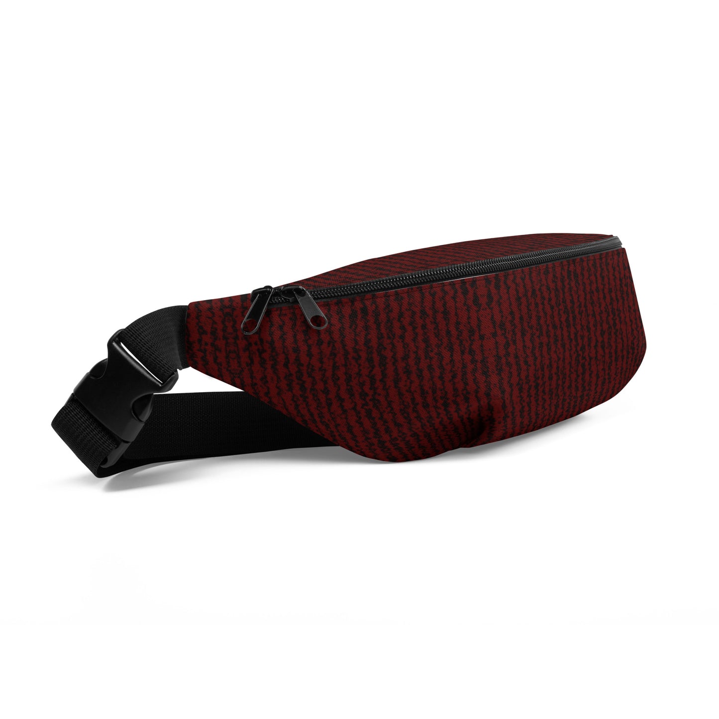 Color Noise Red & Black Fanny Pack