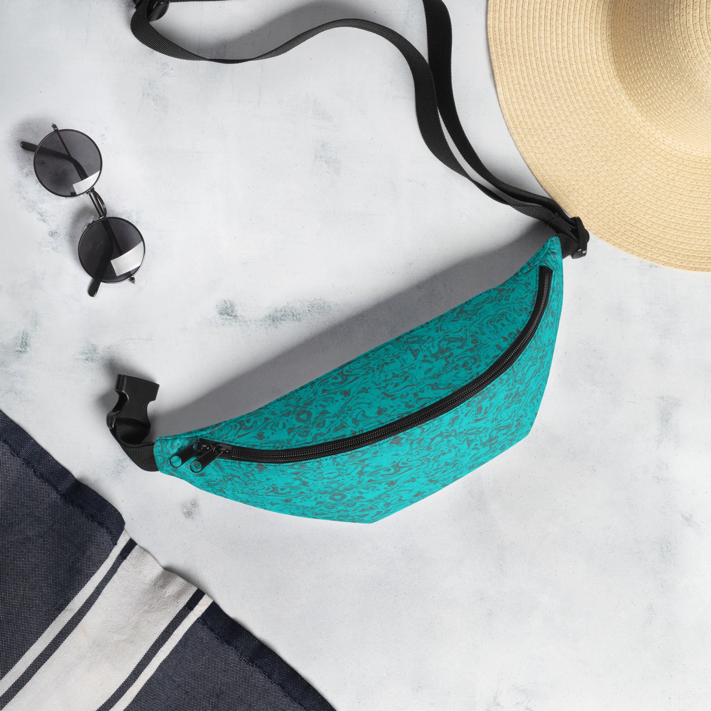 Rorschach Blue Fanny Pack