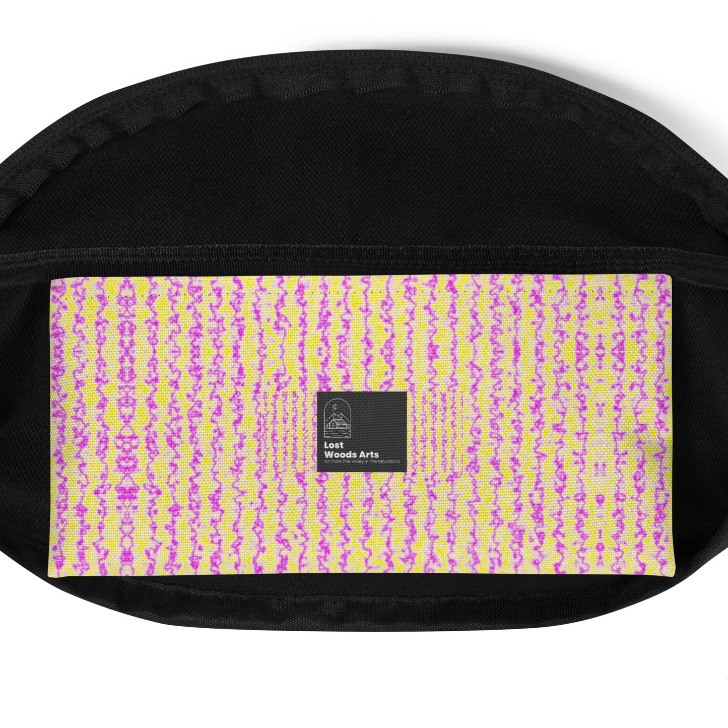 Color Noise Yellow & Purple Fanny Pack