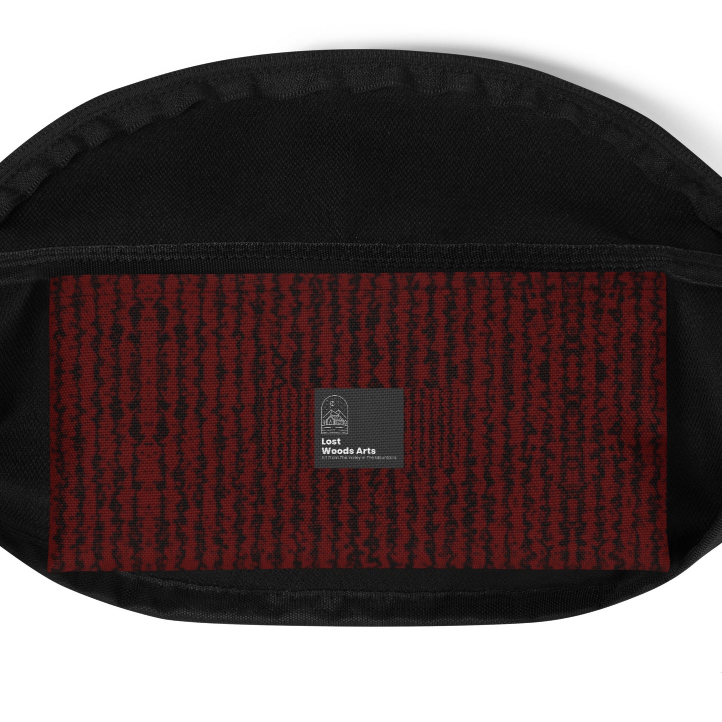 Color Noise Red & Black Fanny Pack