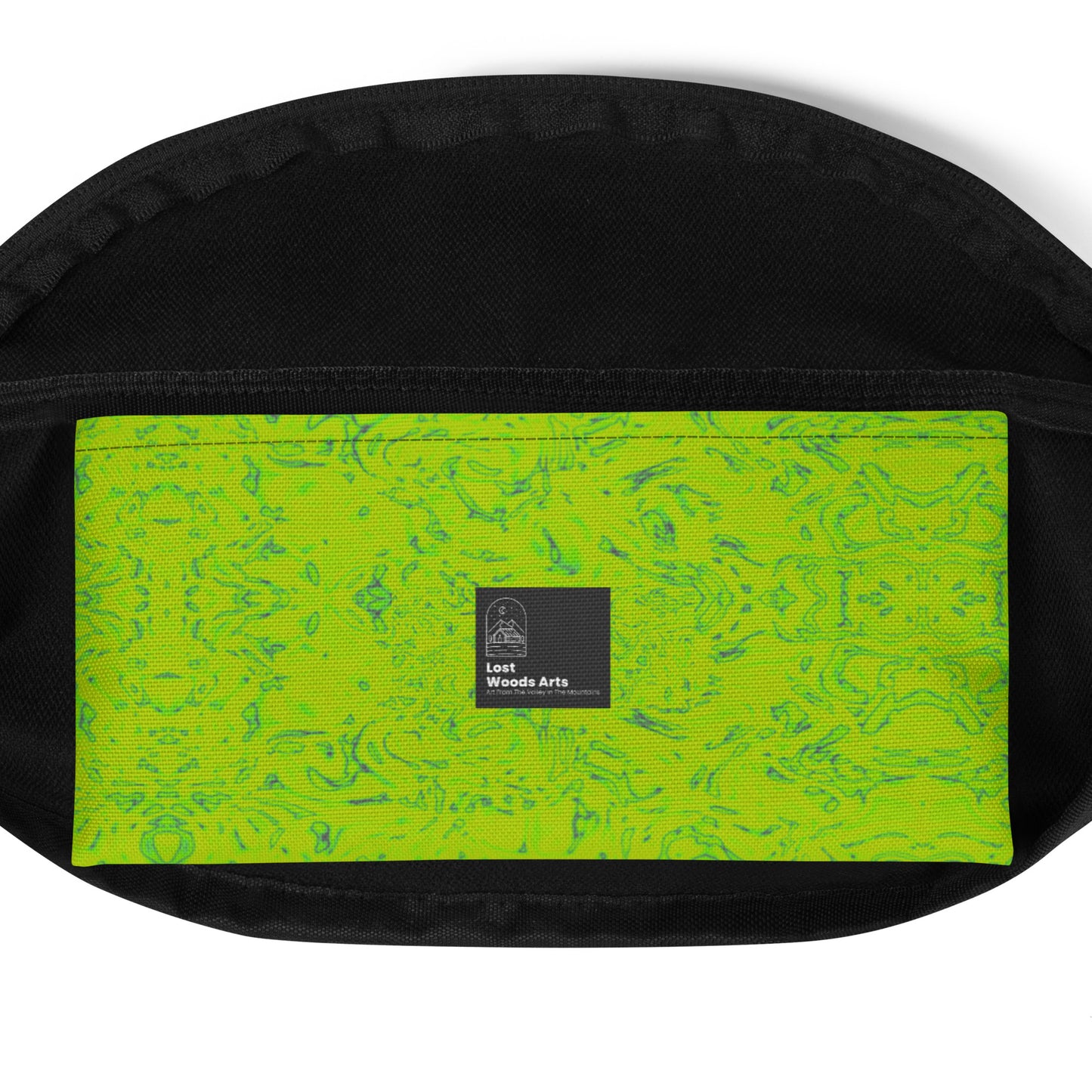 Rorschach Green Fanny Pack