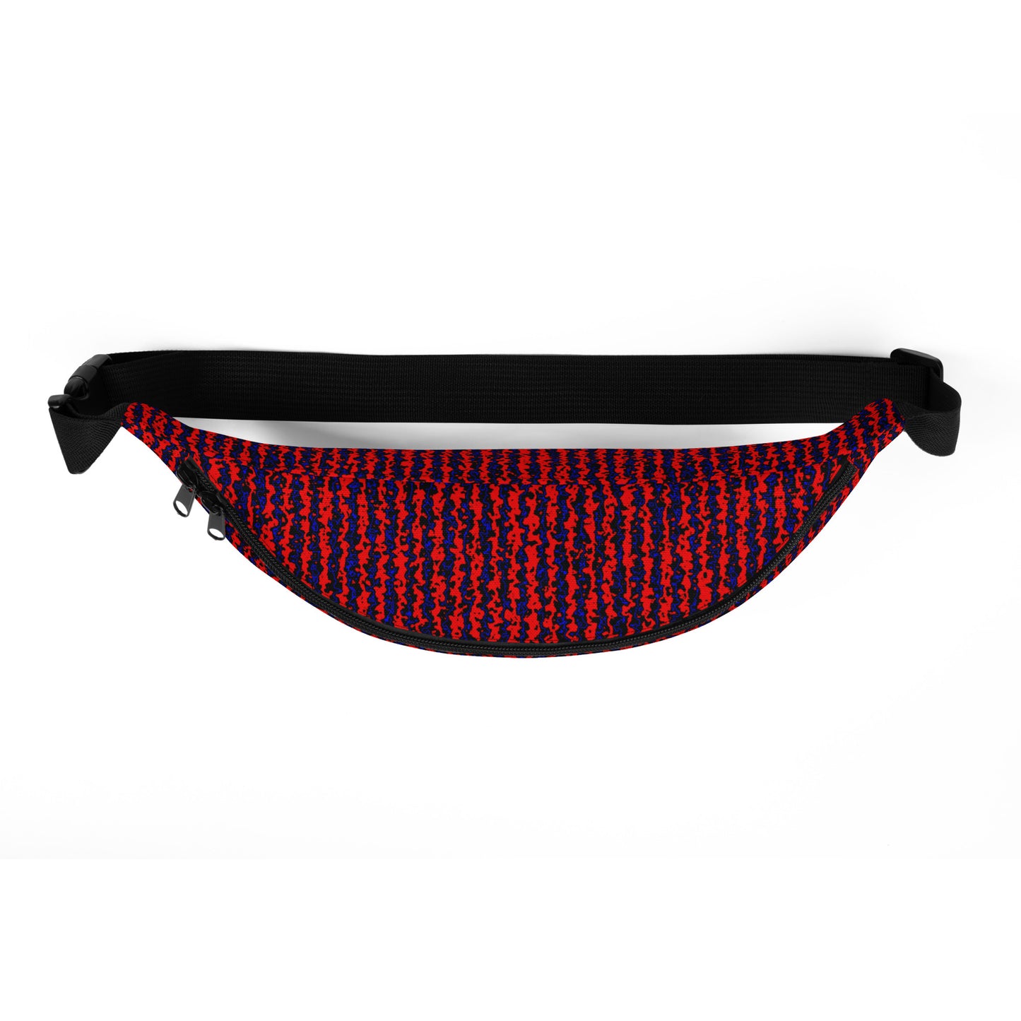 Color Noise Red & Blue & Black Fanny Pack