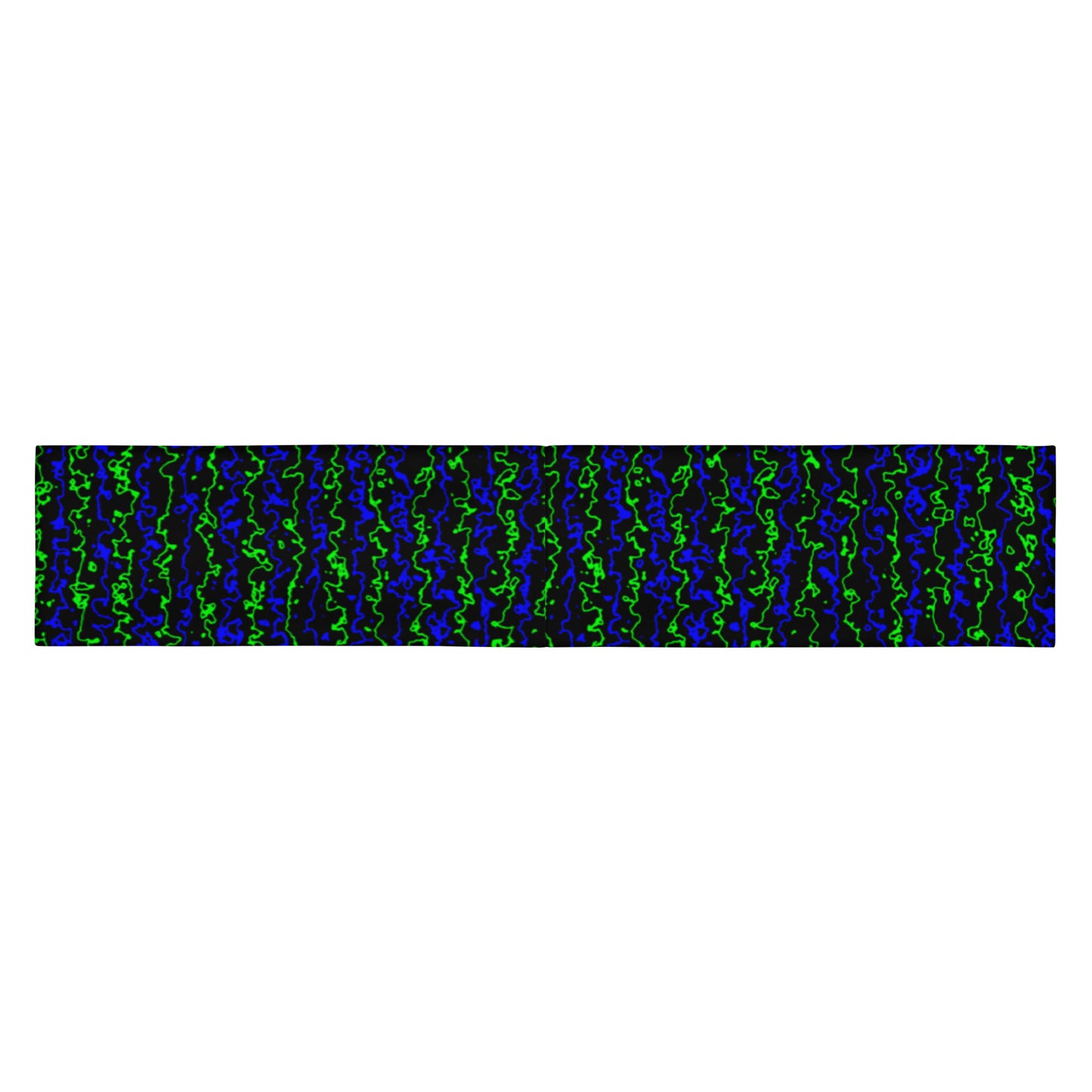 Color Noise Green & Blue & Black Headband