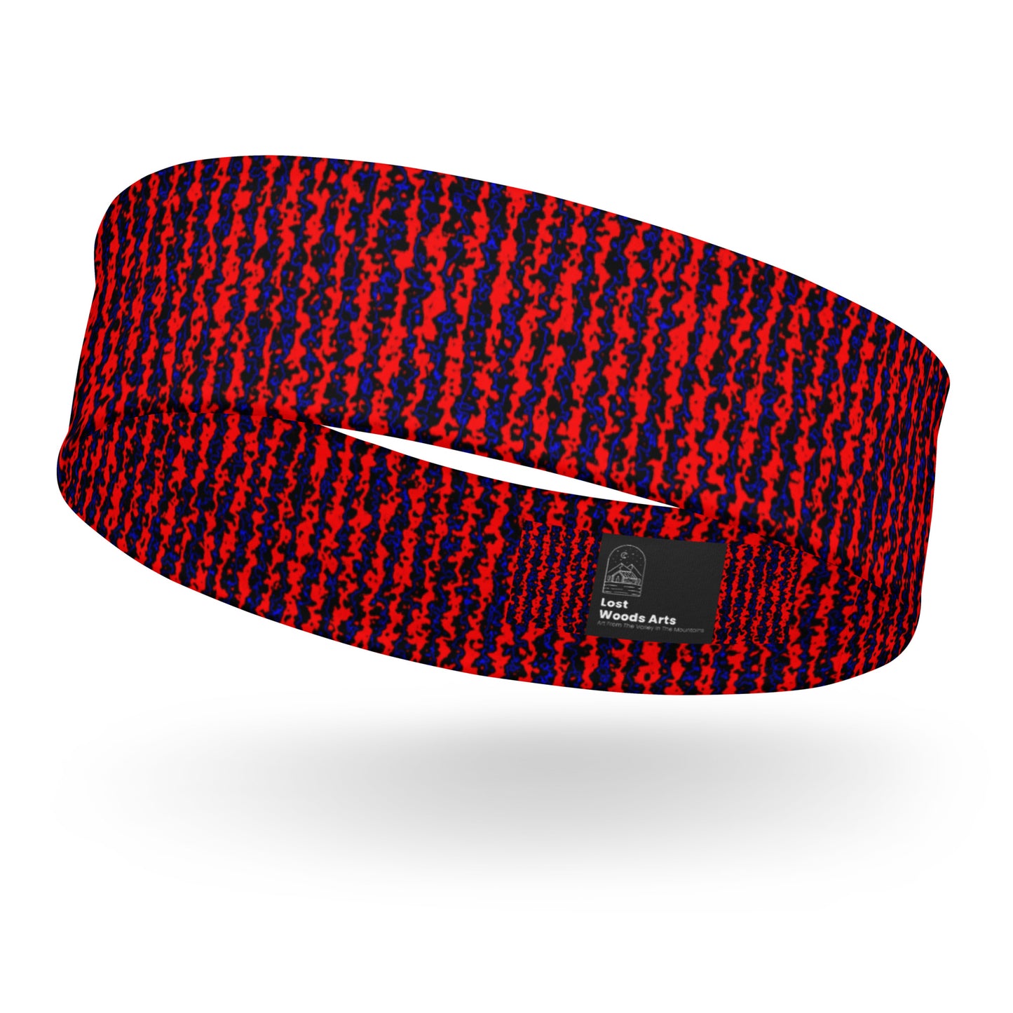 Color Noise Red & Blue & Black Headband