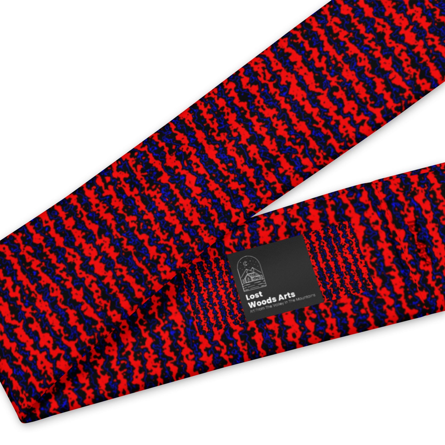 Color Noise Red & Blue & Black Headband