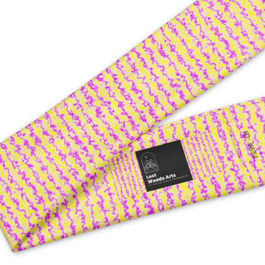 Color Noise Yellow & Purple Headband