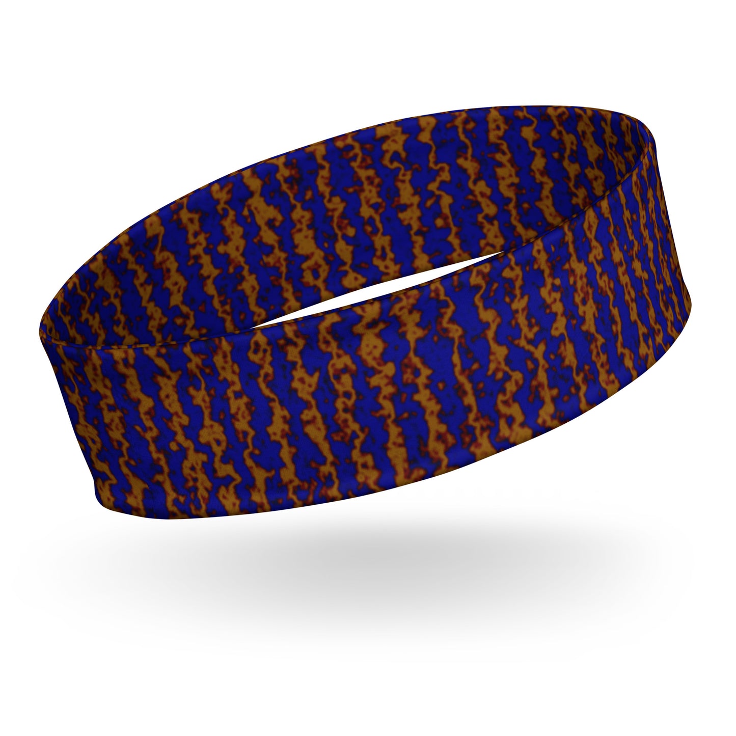 Color Noise Dark Blue Yellow Headband