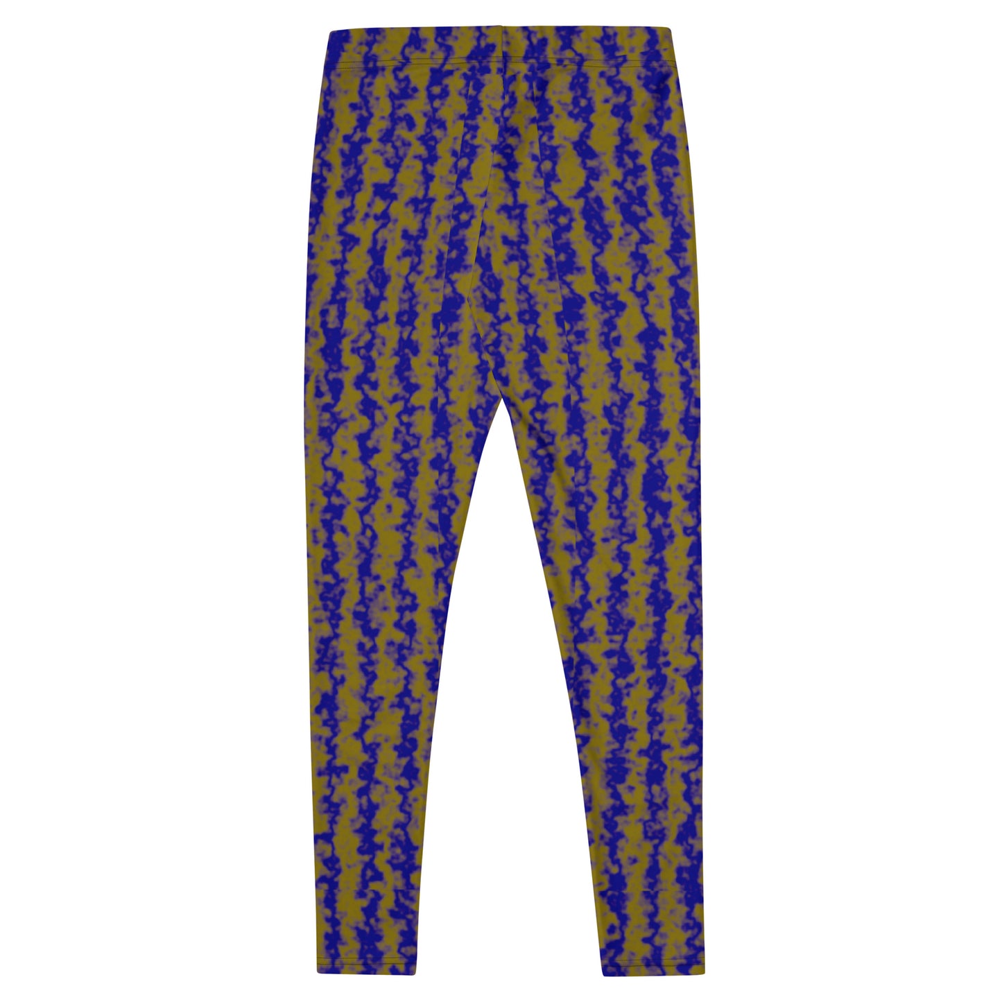 Color Noise Light Yellow & Blue Leggings