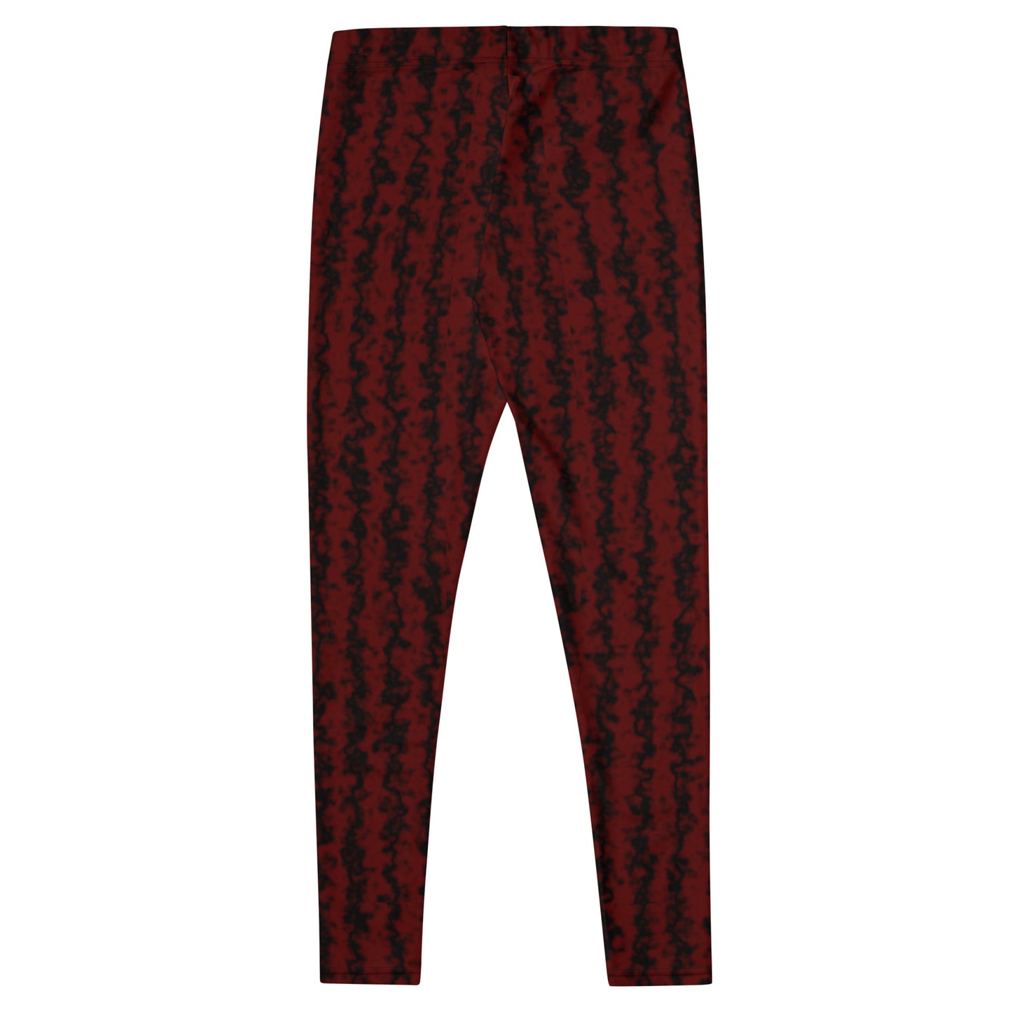 Color Noise Red & Black Leggings